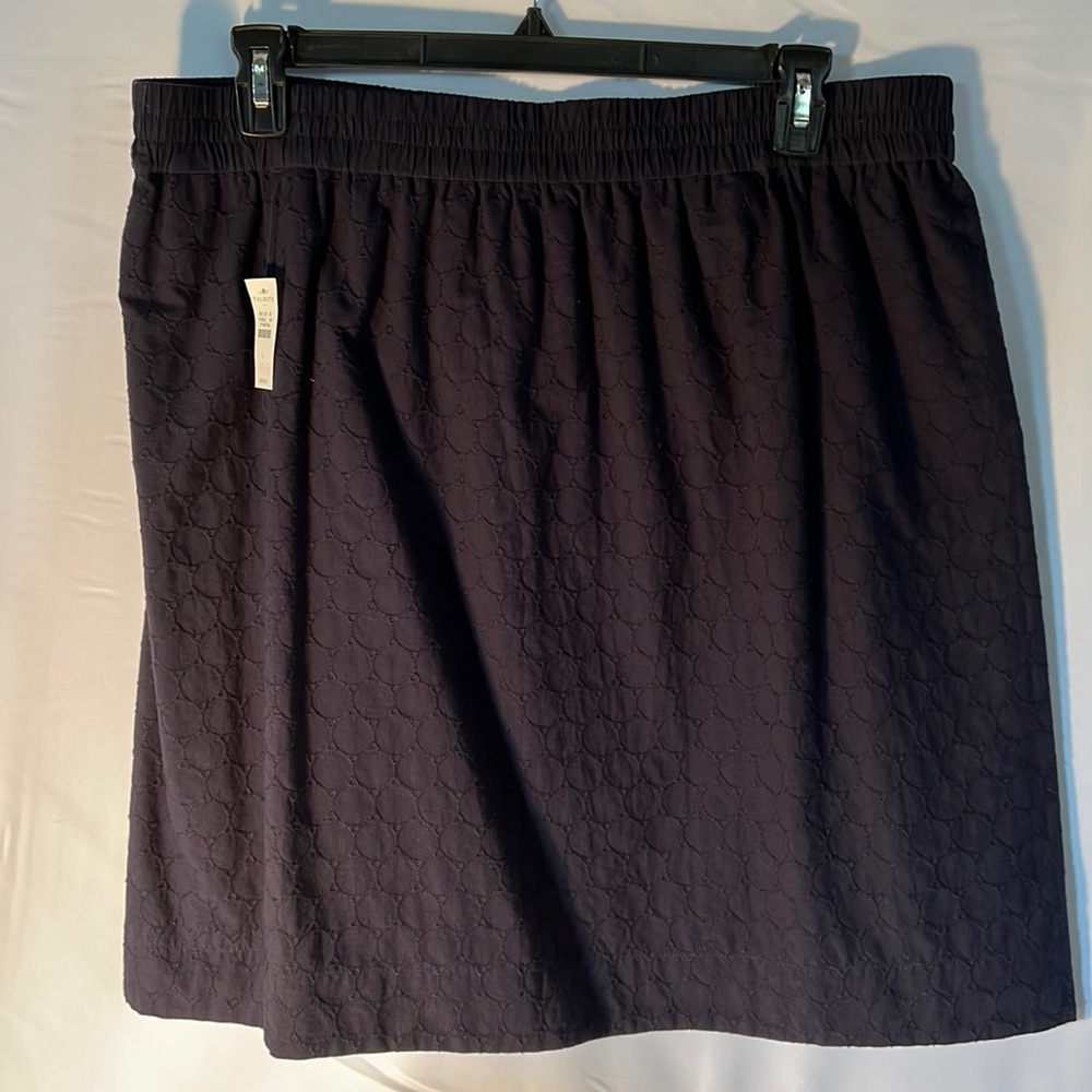 Talbots Navy skirt